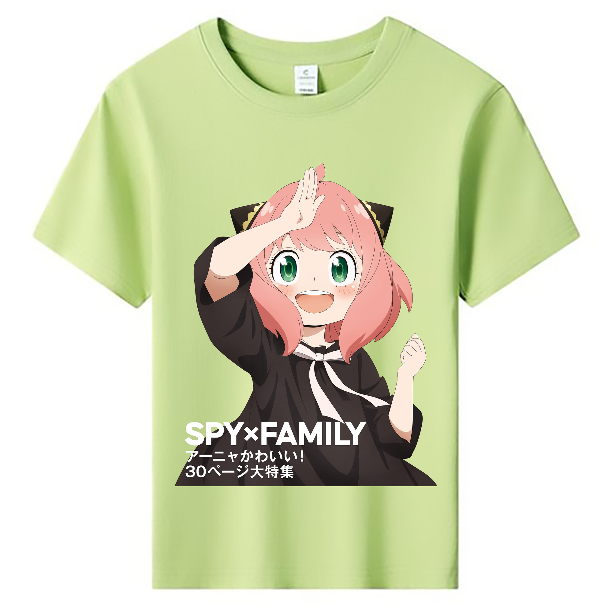 （画像用） SPY×FAMILY间谍家家酒 綿100％キッズTシャツ（フロントプリント）
